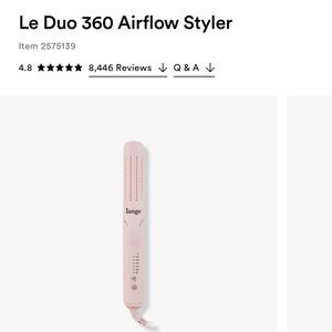 Lange le duo curling iron and straightening wand